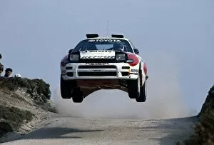 Images Dated 6th July 2009: 1992 World Rally Championship: Carlos Sainz / Luis Moya, 3rd position, action
