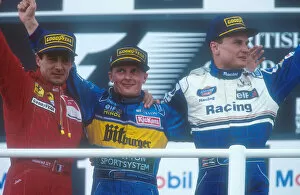 Images Dated 14th April 2021: 1995 British Grand Prix. Silverstone, England. 14-16 July 1995