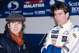 Images Dated 3rd February 2003: 1996 British Formula Three Championship Ralph Firman and team owner Paul Stewart