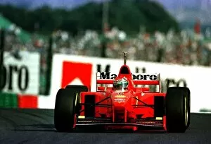 1997 JAPANESE GP. Eddie Irvine finishes 3rd in Suzuka