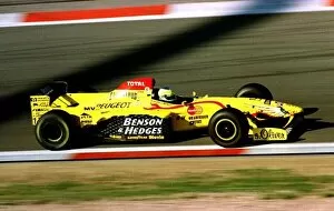1997 LUXEMBOURG GP. Giancarlo Fisichella qualifies 4th at Suzuka. Photo: LAT