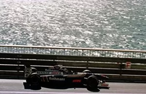 1997 MONACO GP. Heinz-Harald Frentzen qualifies in pole position> Photo: LAT