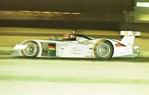 Images Dated 12th September 2022: 2000 Le Mans 24 Hours June. Audi R8 No 7 takes 3rd place in qualifying