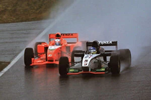 Images Dated 26th March 2001: 2001 Formula Nippon Championship Round.1. Suzuka, Japan. 25th March 2001. group action