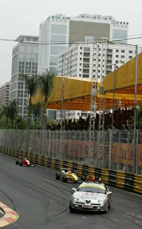 Images Dated 24th April 2021: 2002 Macau Grand Prix Safety car period in race 1. Circuit de Guia, Macau