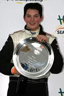 Images Dated 3rd May 2003: 2003 BRDC Single Seaters. Croft 3rd May. Sean Edwards wins