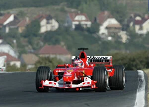 Images Dated 23rd August 2003: 2003 Hungarian Grand Prix - Saturday Final Qualifying, 2003 Hungarian Grand Prix Budapest, Hungary