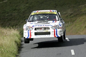 Images Dated 1st August 2004: 2004 British Rally Championship Kenny McKinstry Manx International Rally 2004