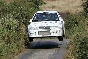 Images Dated 1st August 2004: 2004 British Rally Championship Mark Higgins Manx International Rally 2004