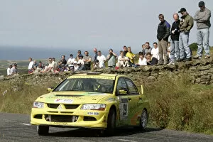 Images Dated 1st August 2004: 2004 British Rally Championship Sebastian Ling Manx International Rally 2004