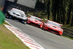 Images Dated 29th March 2004: 2004 FIA GT Championship Monza, Italy. 25th - 27th March. Bobbi & Gardel (Ferrari 550 Maranello)