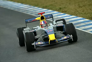 Images Dated 1st December 2004: 2004 Formula One Testing. Vitantonio Liuzzi, Red Bull Racing Jerez, Spain