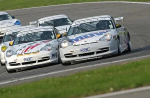 Images Dated 25th April 2004: 2004 Porsche Carrera Cup, Brands Hatch, 25th April 2004. Toca Support. Race action