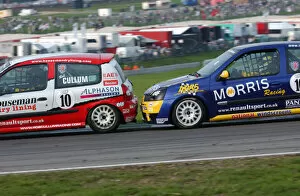 Images Dated 26th April 2004: 2004 Renault Clio Cup, Brands Hatch, 25th April 2004. Toca Support. Race action