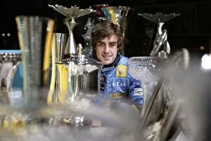Images Dated 1st December 2005: 2005 Fernando Alonso - World Champion FErnando Alonso