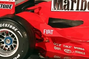 Race Formulae Gallery: 2005 Ferrari Launch: Bodywork detail of the new Ferrari F2005