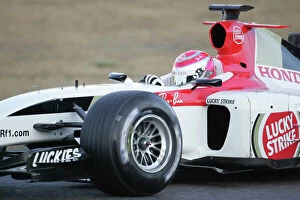 Images Dated 8th February 2005: 2005 Formula One Testing. Nelsoniho Piquet, BAR Honda 006. Jerez, Spain. 8th February 2005