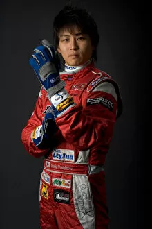 Images Dated 15th June 2005: 2005 GP2 Drivers Photo Shoot. Hiro Yoshimoto (J, BCN Competicion). Portrait. 14th June 2005