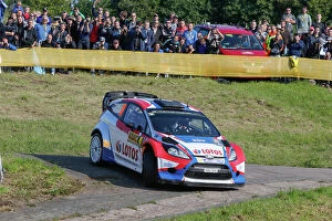 Images Dated 21st August 2014: 2014 World Rally Championship Rallye Deutschland 21-24 th August 2014 Robert Kubica, Ford WRC
