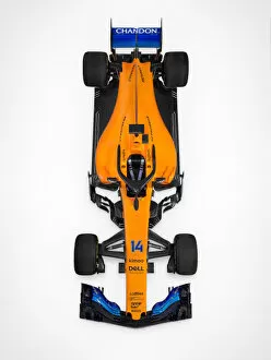 Images Dated 23rd February 2018: 2018 FIA Formula 1 World Championship McLaren MC33 studio images Overhead view
