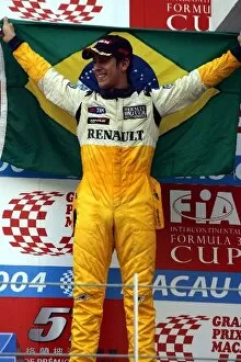 Images Dated 21st November 2004: 51st Macau Grand Prix: 3rd place Lucas di Grassi Hitech Racing