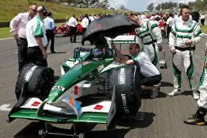 Images Dated 6th November 2005: A1 Grand Prix: Adam Khan A1 Team Pakistan on the grid