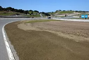 Laguna Seca Raceway Gallery: A1 Grand Prix: New earth has been layed down at Laguna Seca after heavy flooding
