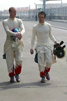 Images Dated 31st March 2006: A1 Grand Prix: Team mates Alexander Premat A1 Team France and Nicolas Lapierre A1 Team France