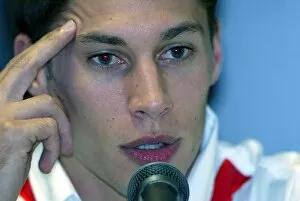 Images Dated 29th September 2006: A1GP: Loic Duval A1 Team France in the Friday press conference