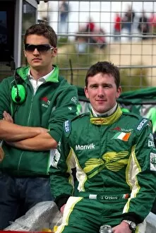 Images Dated 29th September 2006: A1GP: Michael Devaney A1 Team Ireland and John O Hara A1 Team Ireland