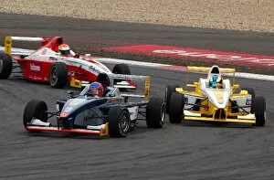 Formula Bmw Adac Championship Collection: Adrian Sutil (GER), HBR Motorsport GmbH, and Atila Abreu (BRA), Team Rosberg