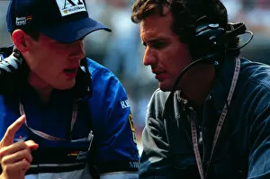 Images Dated 4th June 2021: ALESSANDRO BENETTON(RIGHT) AND 1998 BENETTON DRIVER ALEXANDER WURZ PHOTO
