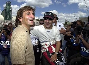 Alex Zanardi was his usual smiling self prior to qualifying for the Molson Indy Toronto