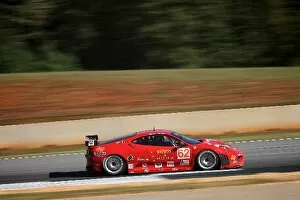 Images Dated 10th October 2008: American Le Mans Series: Jaime Melo / Mika Salo Risi Competizione Ferrari F430 GT