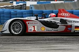Images Dated 23rd March 2009: American Le Mans Series: Marco Werner Audi R15 TDI