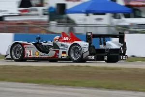 Images Dated 23rd March 2009: American Le Mans Series: Mike Rockenfeller Audi R15 TDI