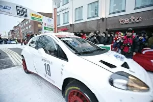 Arctic Rally: Kimi Raikkonen starts his first official rally in a FIAT Punto Abarth