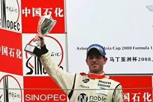 Images Dated 19th October 2008: Aston Martin Asia Cup: Danny Watts Noble Group on the podium