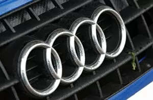 Images Dated 29th July 2003: The Audi badge on the nose of one of the Abt-Audi TT-R s