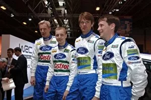 Images Dated 13th January 2006: Autosport International Show 2006: 2006 Ford Rally line up: Jarmo Lehtinen, Mikko Hirvonen