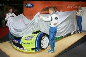 Images Dated 12th January 2006: Autosport International Show 2006: The new 2006 Ford Focus WRC rally car is unveiled
