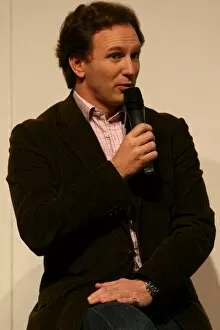 Images Dated 15th January 2010: Autosport International Show: Christian Horner is interviewed