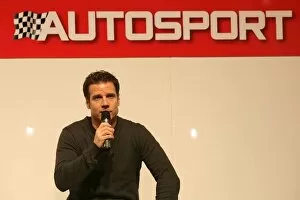 Images Dated 15th January 2010: Autosport International Show: Johnny Mowlem is interveiwed