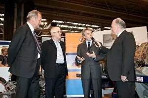 Images Dated 9th January 2009: Autosport International Show: L-R: Richard Noble, John Piper Bloodhound SSC Engineering Director