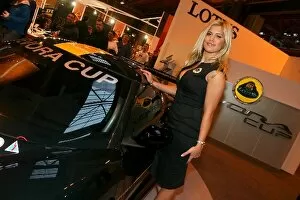 Images Dated 16th January 2010: Autosport International Show: A Lotus girl at Autosport International
