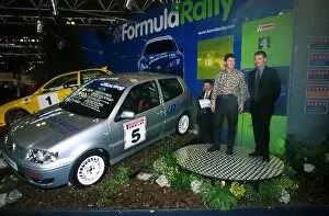 2001 Gallery: Autosport International Show: Mark Fisher at The launch of the British Formula Rally Championship