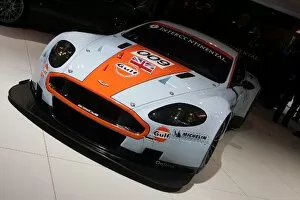 National Exhibition Center Gallery: Autosport Show: Aston Martin DBR9 in Gulf livery