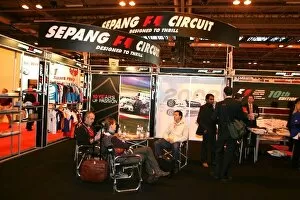 Images Dated 10th January 2008: Autosport Show: The Sepang circuit display