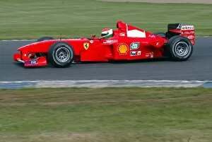 Images Dated 23rd June 2003: Ayrton Senna Tribute: The Ferrari F399: Ayrton Senna Tribute Meeting, Donington Park, England