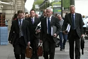 Images Dated 4th May 2005: BAR Honda FIA Court Hearing: Geoff Willis, BAR Honda Technical Director arrives for the appeal